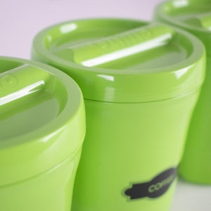 Otima Canister Set Tea Coffee Sugar 3pc Set