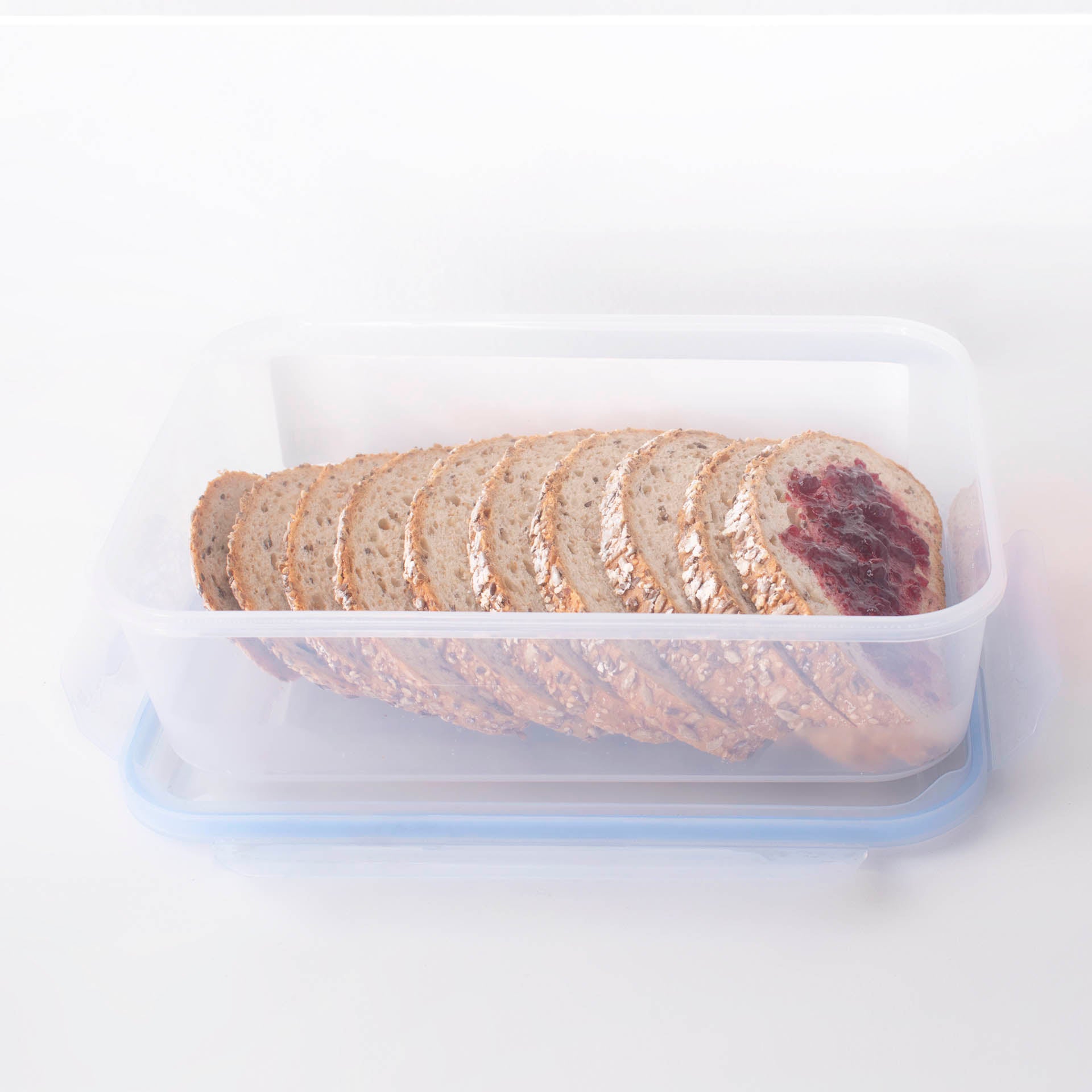 Otima Quatro Rectangular Lunch Box 3.5L Clear