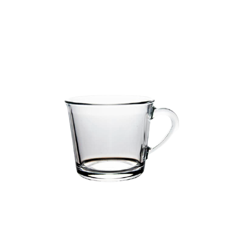 Pasabahce Espresso 190ml Tea Cup & Saucer 6pc Set Basic 24215