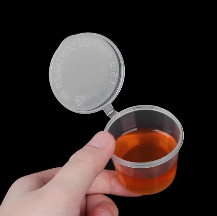 30ml Sauce Tub Hinged Tight Lid 25pack