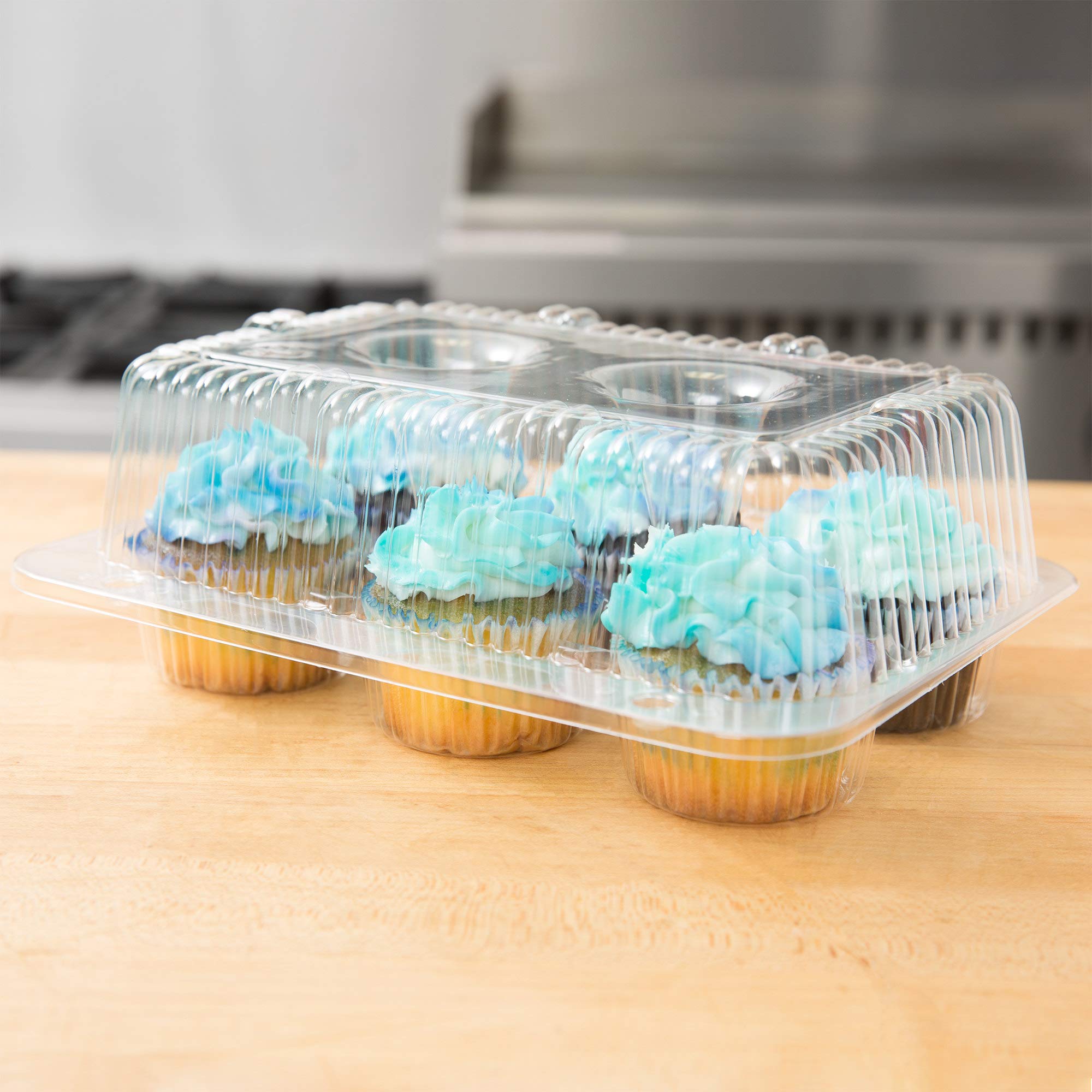 Zibo Disposable Cupcake Holder 6 Cavity Container T776 CS-6