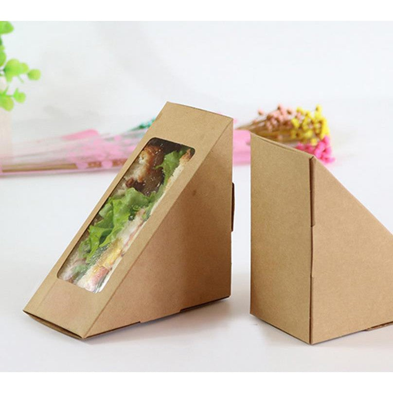 Kraft Paper Sandwich Lunch Box Small