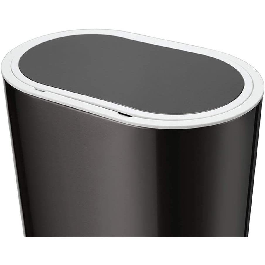 Continental Homeware Pedal Dustbin 12L Oval Silver CH793