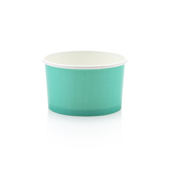 Ice Cream Paper Cups 150ml Pastel Mint Vintage Tubs 5pack
