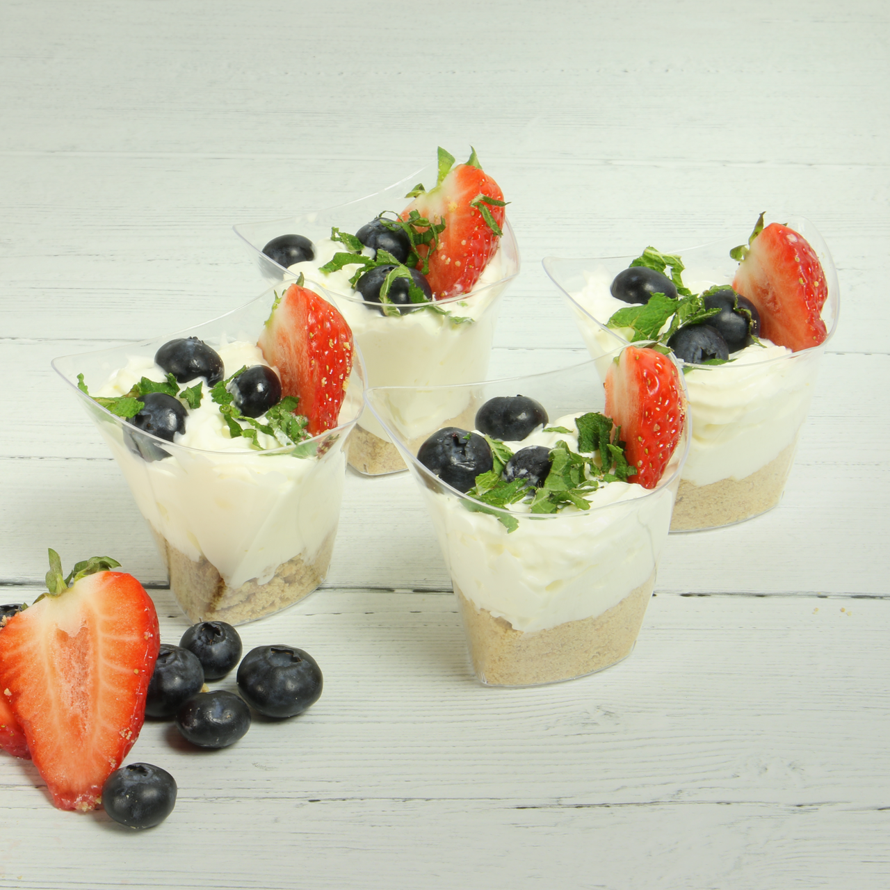 Acrylic Mini Dessert Cup 50pack 110ml