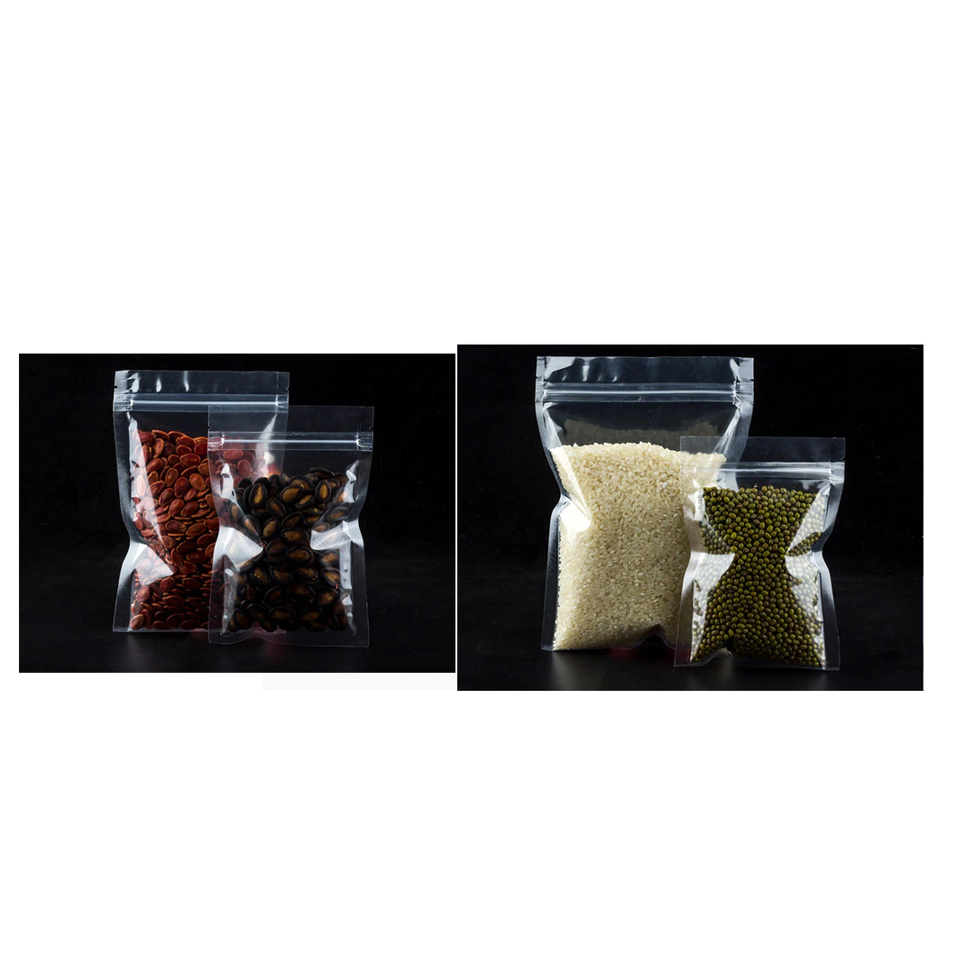 Clear Resealable Zip Lock Bags 12x19cm 150g 25pack