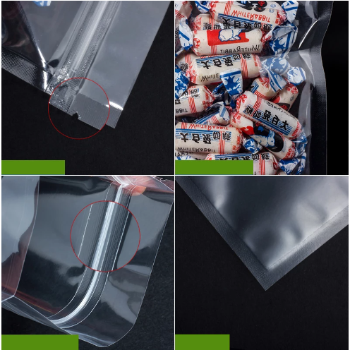 Clear Resealable Zip Lock Bags 12x19cm 150g 25pack
