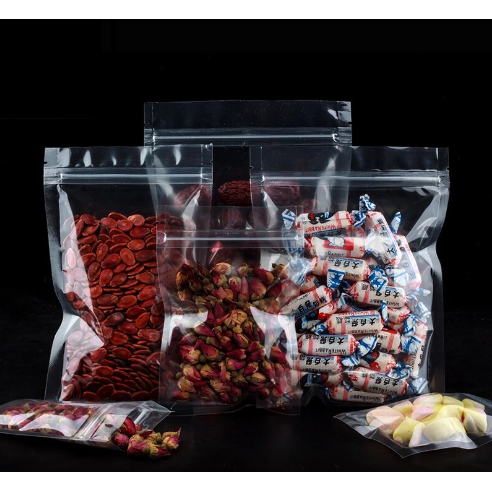 Clear Resealable Zip Lock Bags 12x19cm 150g 25pack