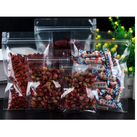 Clear Resealable Zip Lock Bags 12x19cm 150g 25pack