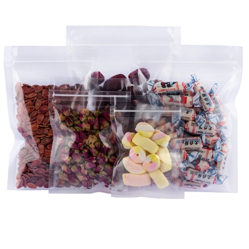 Clear Resealable Zip Lock Bags 12x19cm 150g 25pack