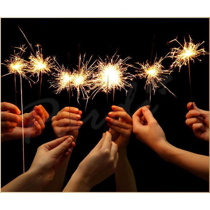 Party Sparklers Gold 7inch 6pcs