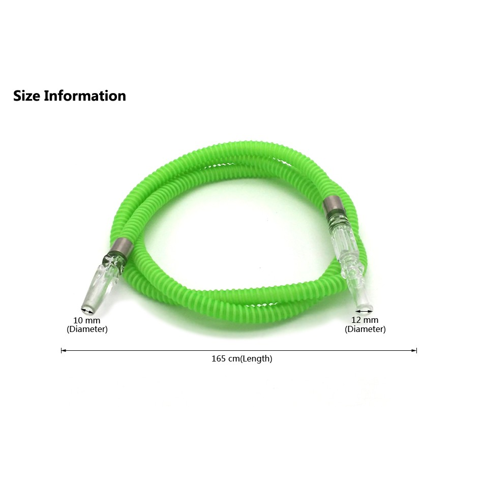 Hookah Shisha Pipe Hose Acrylic 1.6m