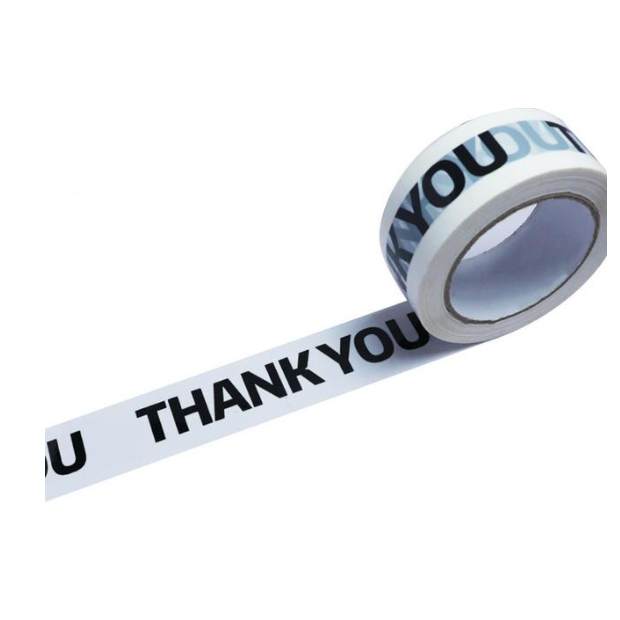 Diy Thank You Print Adhesive Tape 45mmx100m Assorted
