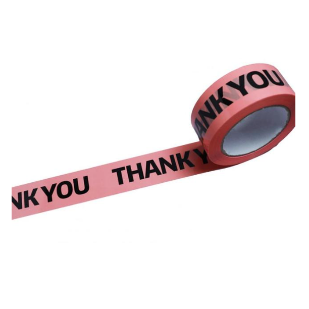 Diy Thank You Print Adhesive Tape 45mmx100m Assorted