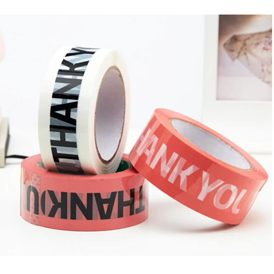 Diy Thank You Print Adhesive Tape 45mmx100m Assorted