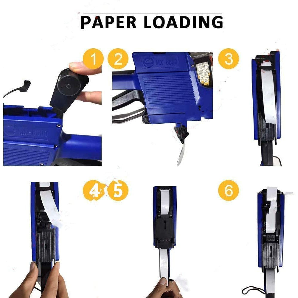 Double line Price Label Roll White 22x15mm 500pc