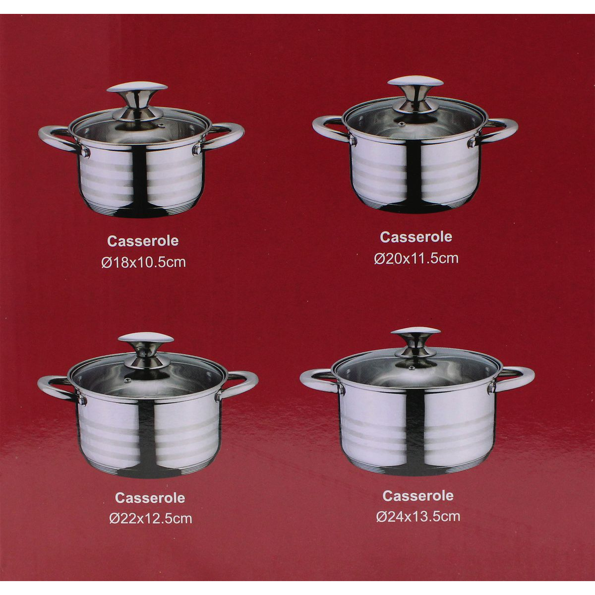 Delica 8pc Pot Set 8pcs 12938-P616