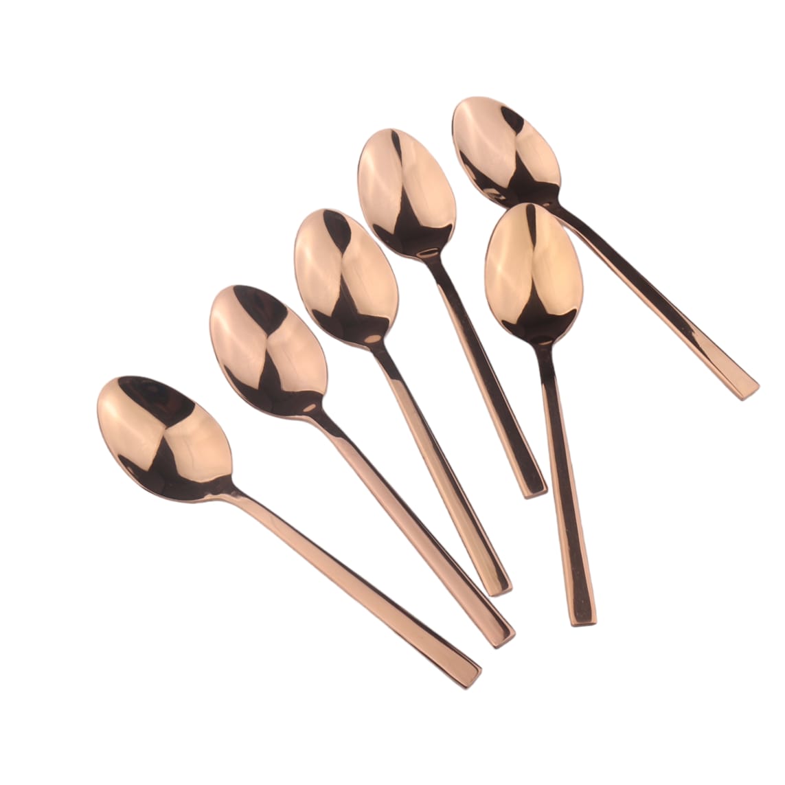 Teaspoons Teardrop Rose Gold Stainless Steel 6pcs CT699-6