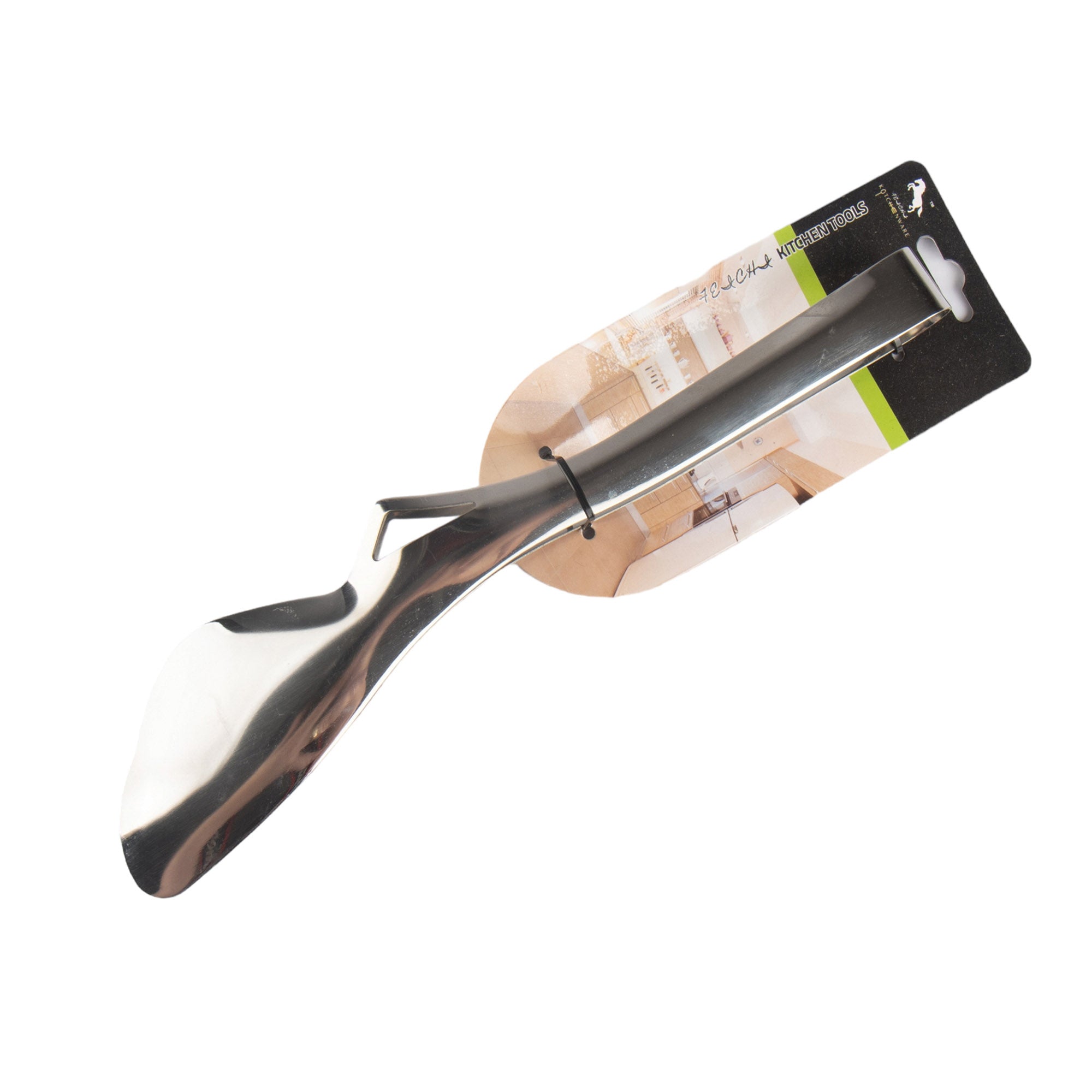 Stainless Steel Tong 25cm Teardrop Solid