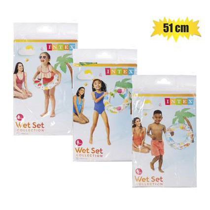 Intex Inflatable Swim Ring Round Tube 51cm Lively Print