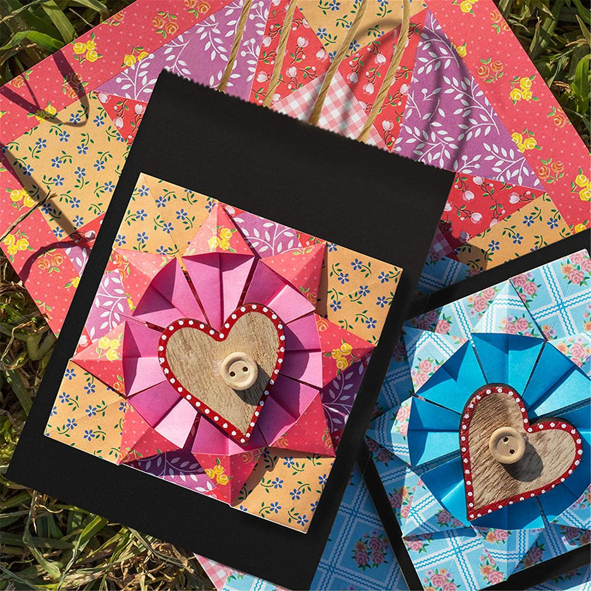 Kraft Paper Gift Bag 130g 21x16x8cm Assorted