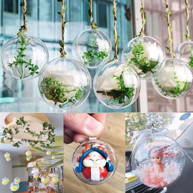 Acrylic Clear Plastic Ball Bubble Ornaments