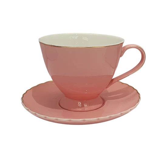 Ceramic Tea Cup & Saucer 12pc Set SGN2476