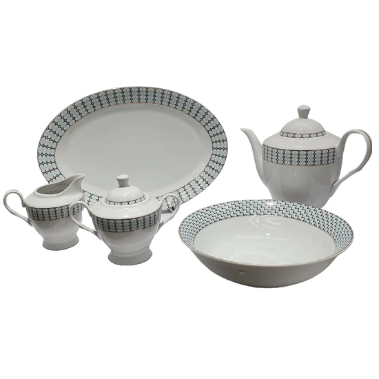 Porcelain Dinner Set 47pc SGN2451