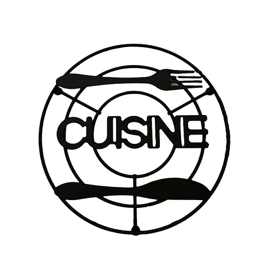 Trivet Pot Holder Kitchen Cusine Black