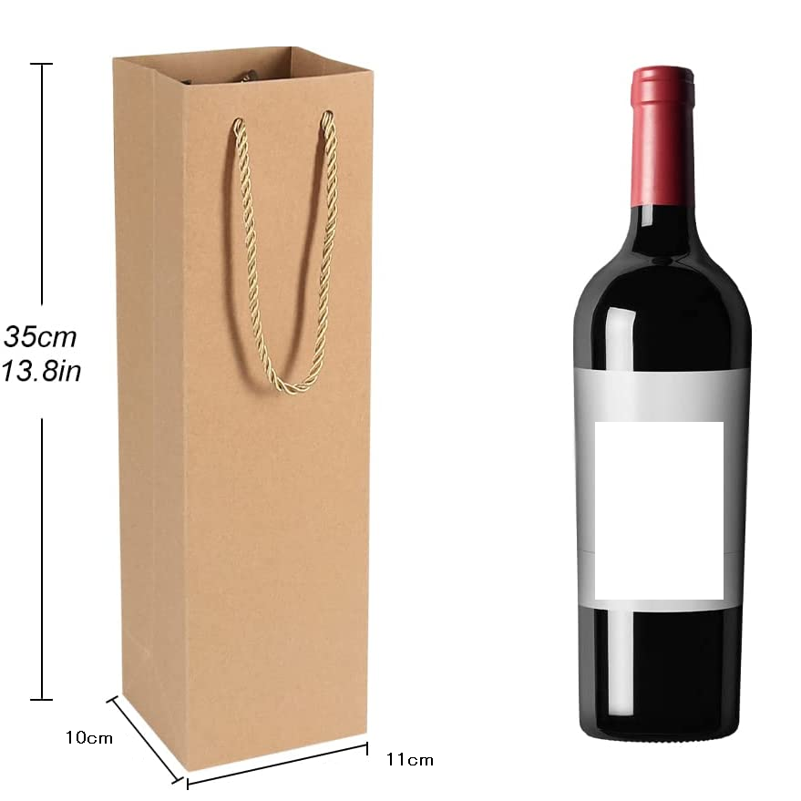 Kraft Gift Bottle Bag 39x12x9cm