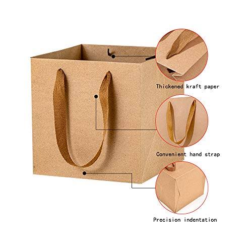 Kraft Paper Gift Box Bag 20x20x13cm