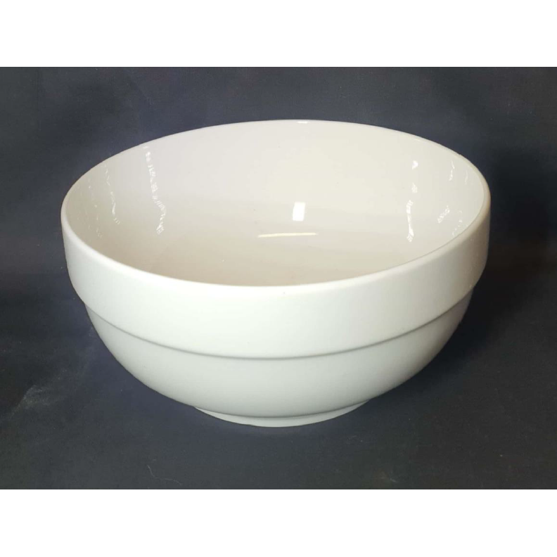 Ceramic White Round Bowl 8Inch