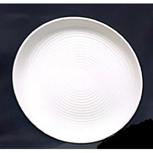 Ceramic White Fruit Plate 8Inch