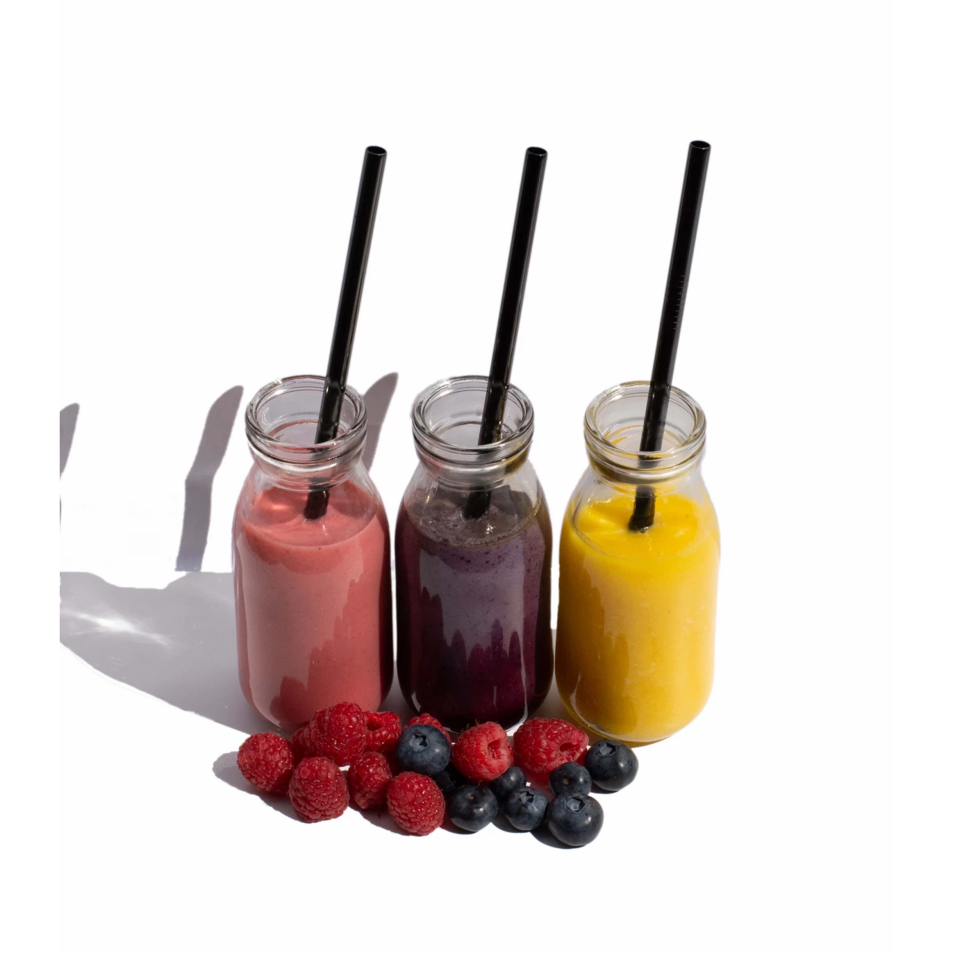 Stainless Steel Straws 7mmx22.5cm with Brush 11pack