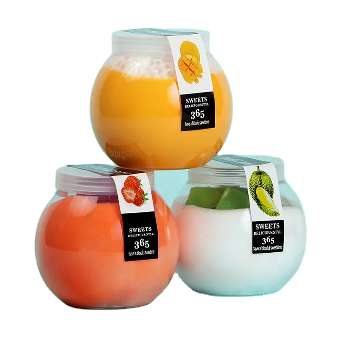 160ml Round Ball Jar Storage Sphere Container 5pack