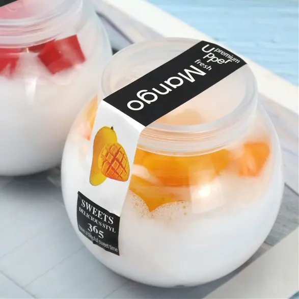 160ml Round Ball Jar Storage Sphere Container 5pack