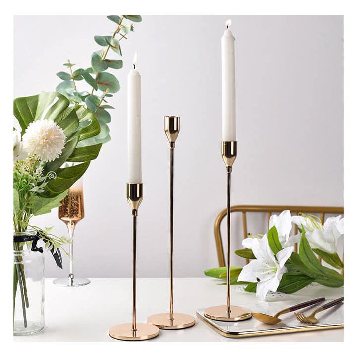 Tapered White Catering Candle 6pack