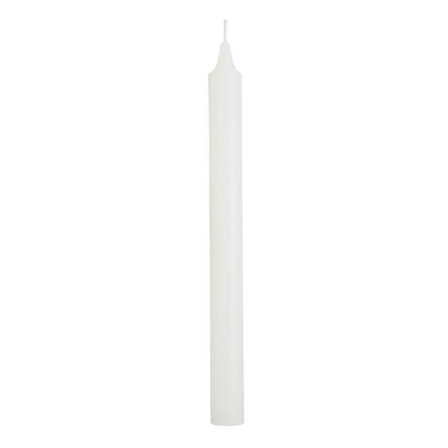 Tapered White Catering Candle 6pack