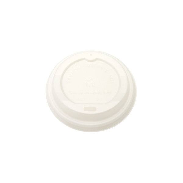 Disposable Sip Cup Lid Natural White fits 250ml 10pack