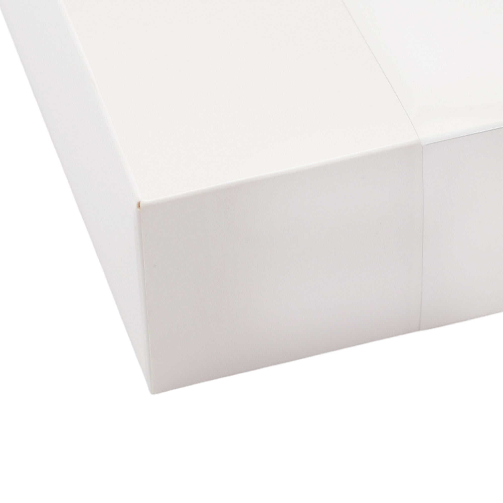 Gift Biscuit Paper Box with PVC Clear Slide Cover 19.9x19.5x5cm