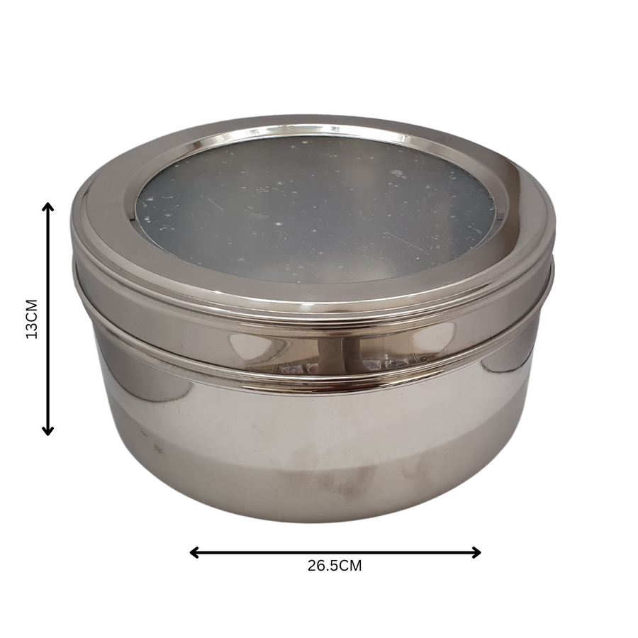 Dabba Cake Tin Large 26.5cm Stainless Steel SGN803