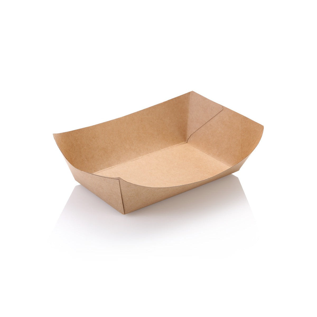 Kraft Paper Food Lunch Tray No.5 136x8x55 680ml 20pc