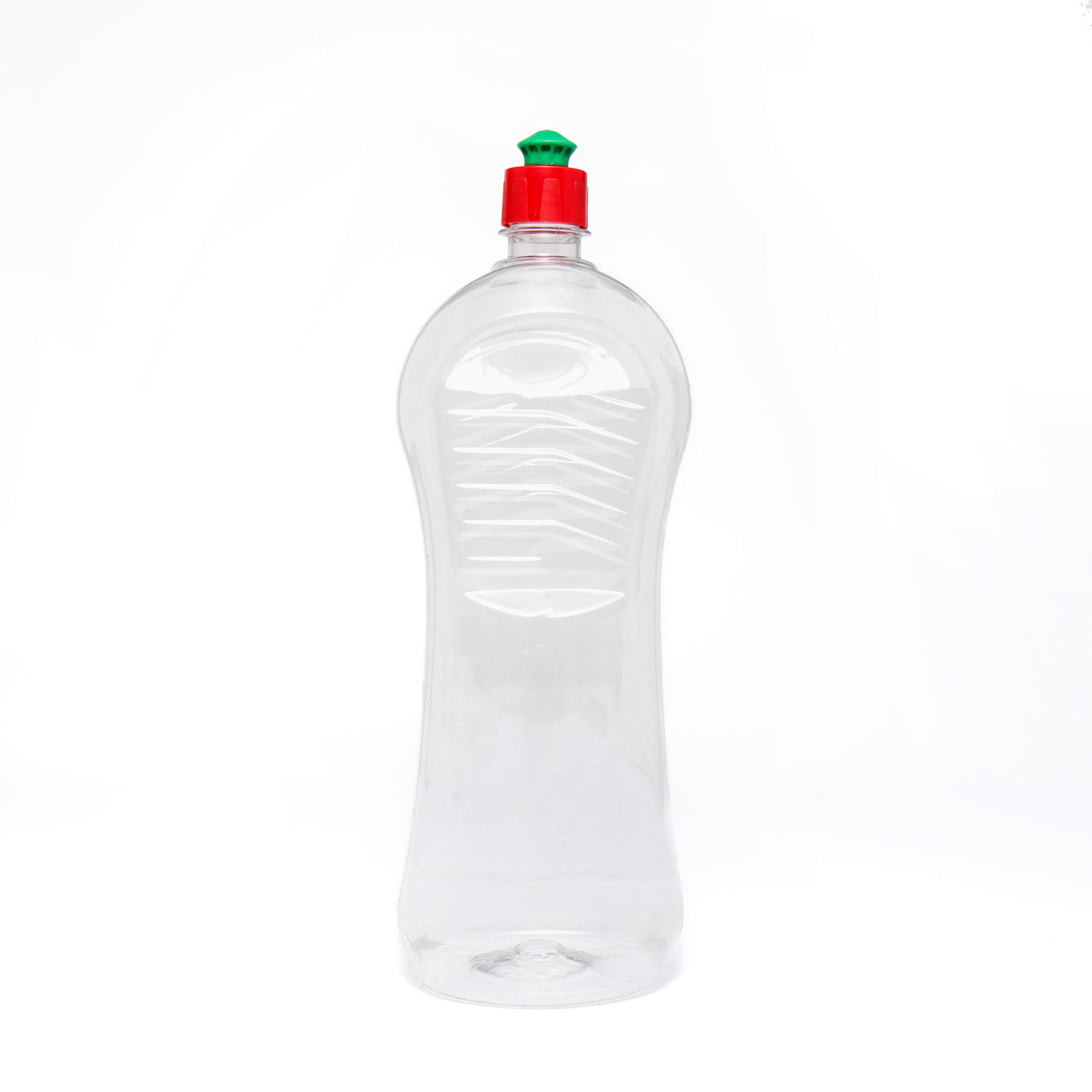 750ml PET Plastic Squeeze Dishwasher Bottle Clear BOT020