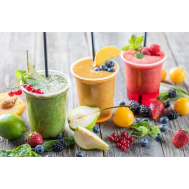 250ml Plastic Disposable Smoothie Cup Clear Plastic No Lid 10pack