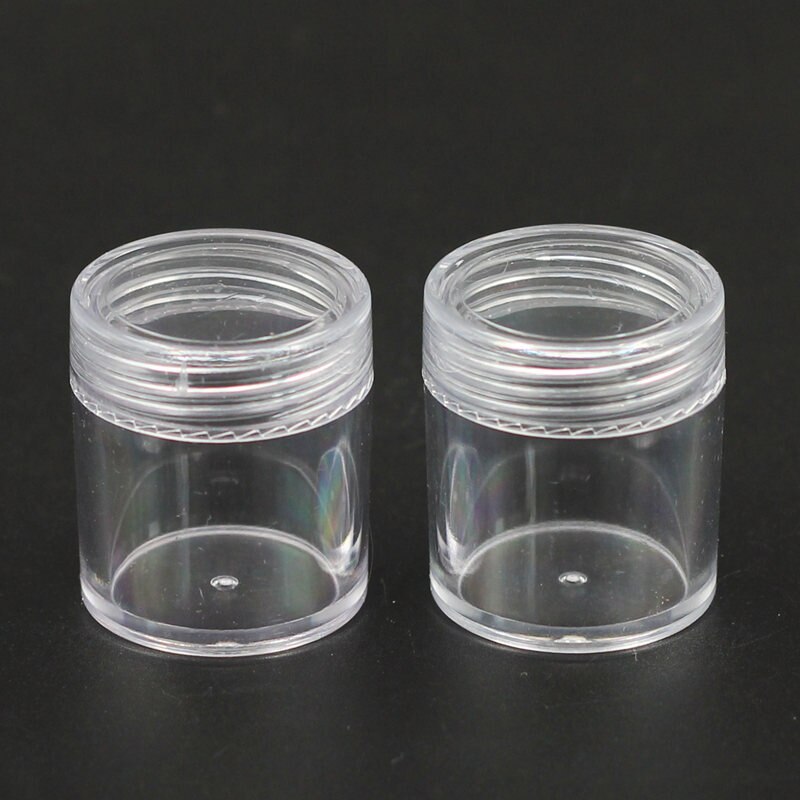20g Acrylic Cosmetic Container Plastic Jar with Lid Crystal Clear
