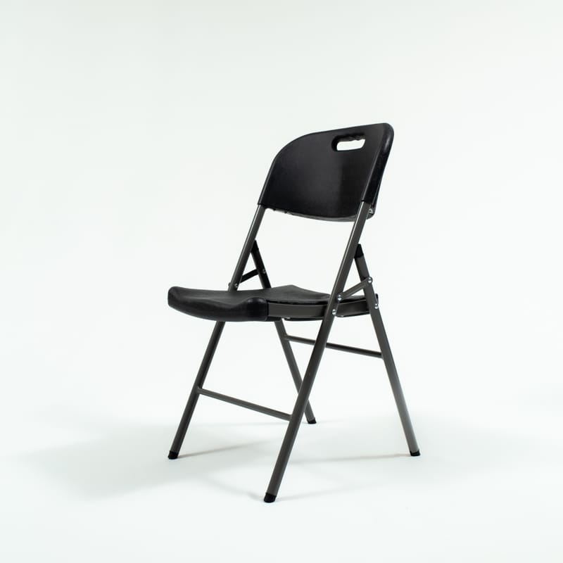 Folding Chair Black Medium Duty Catering