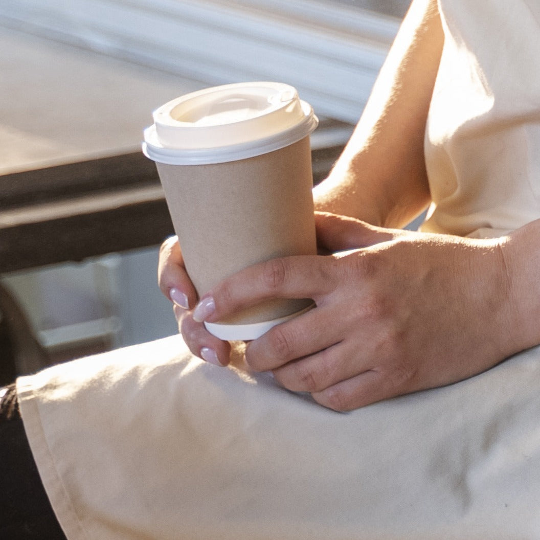 100ml Espresso Coffee Cup Kraft Double Wall 10pack