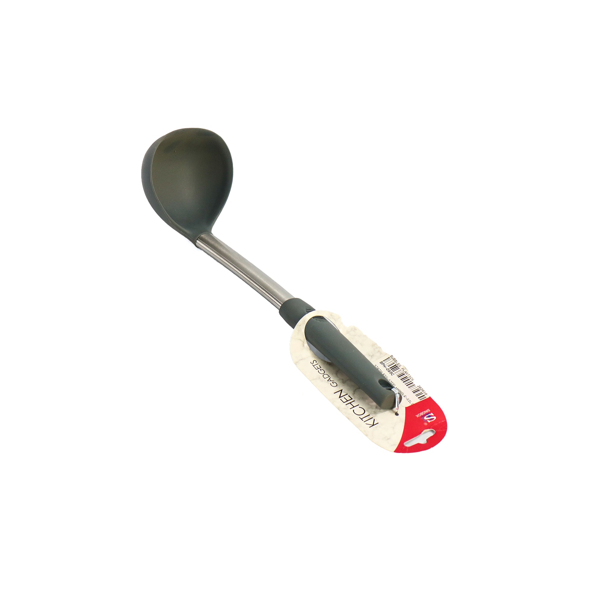 Silicone Serving Ladle Stainless Steel Silica Gel Tableware