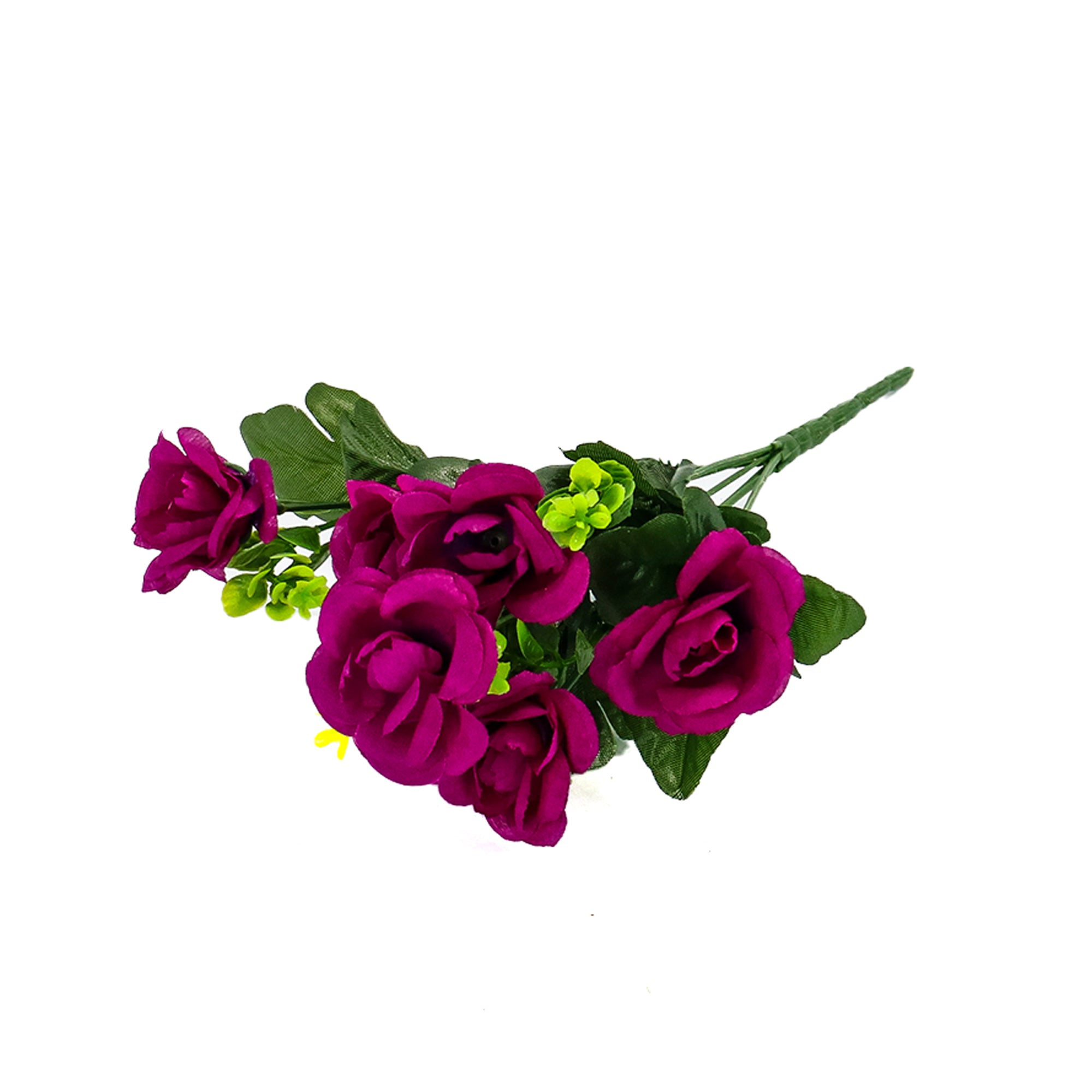 Artificial Fabric Miniature Rose Stem 30cm