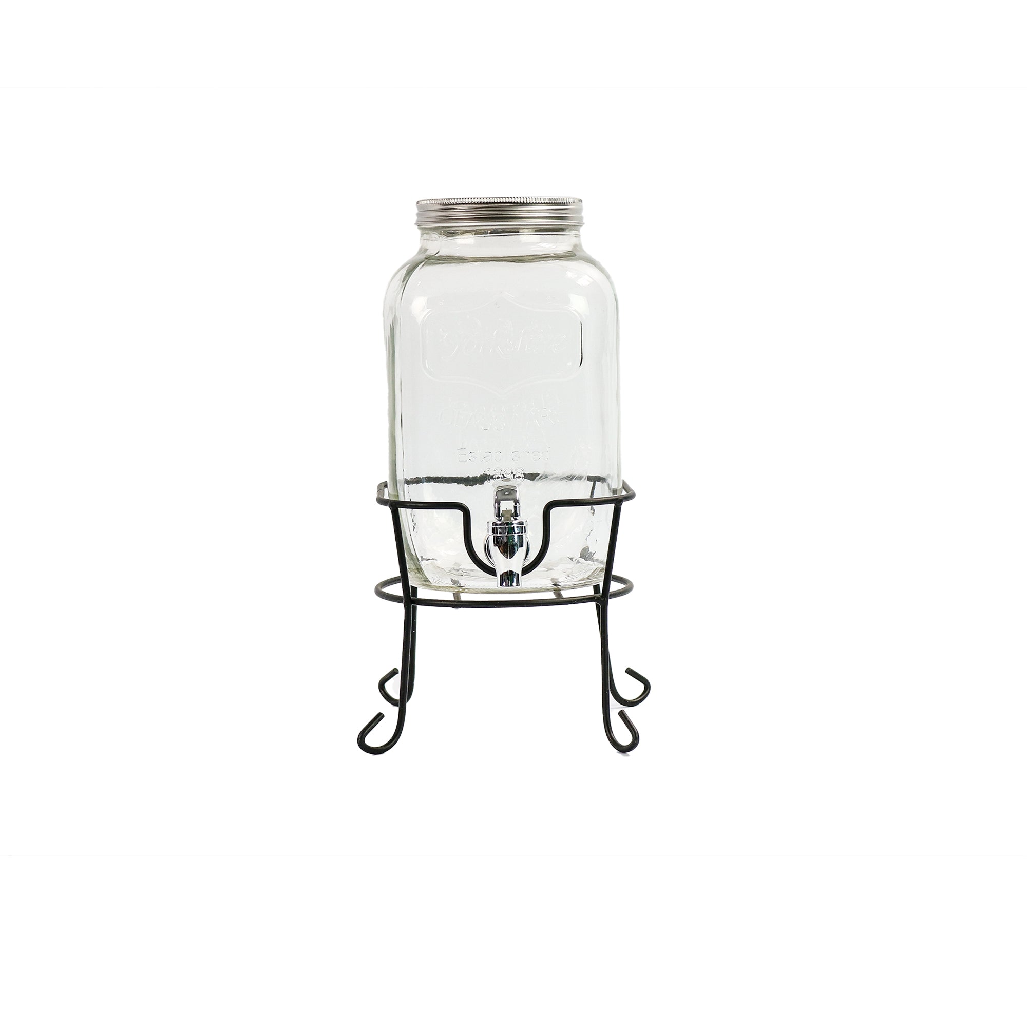 Beverage Dispenser 5L Glass with Stand 518